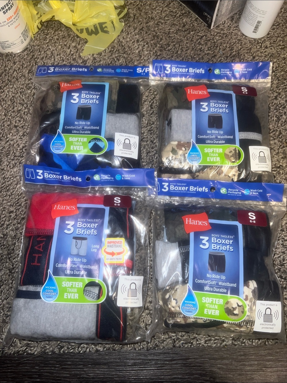 Hanes Boy’s Tagless Boxer Briefs
